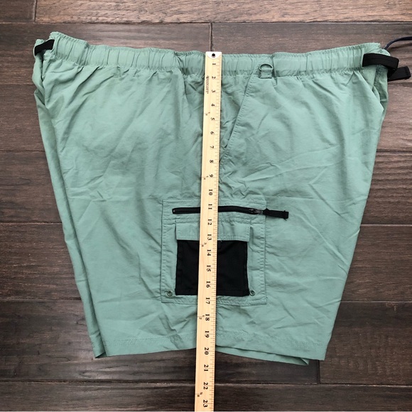 Hook And Tackle Swim Trunks Shorts Mens 4XL Green Adjustable Buckle Mesh Lined - Picture 15 of 15